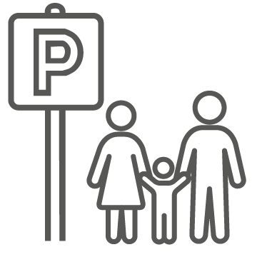 Miejsca parkingowe dla rodzin z dziećmi
