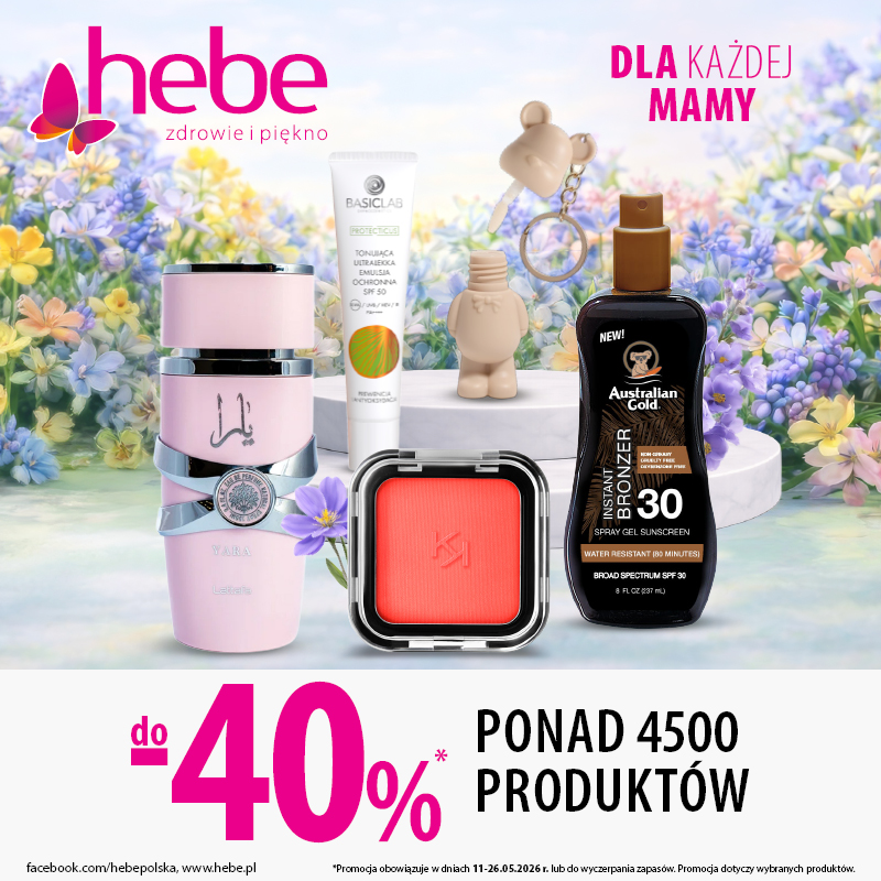 Prezenty  na Dzień mamy do - 40%