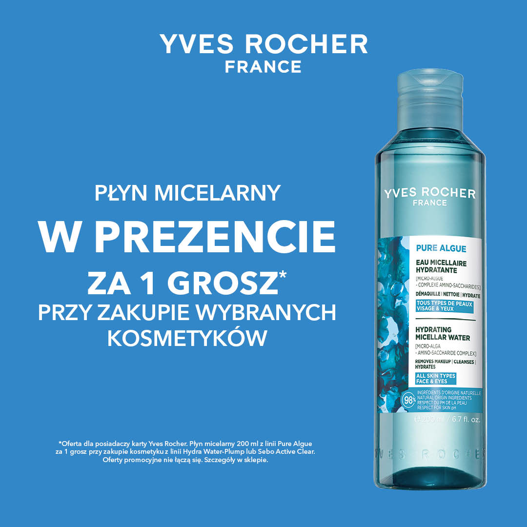Płyn micelarny za 1 grosz przy zakupie wybranych kosmetyków.