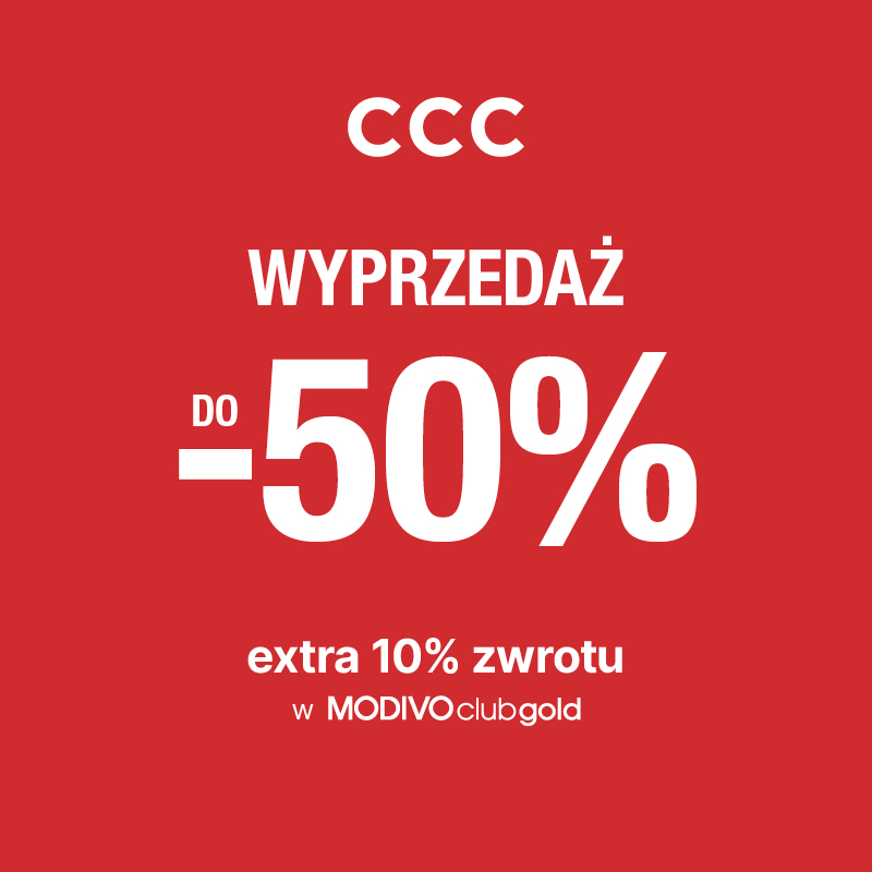 Ruszyła wyprzedaż w CCC! Tysiące produktów aż do -50% taniej!