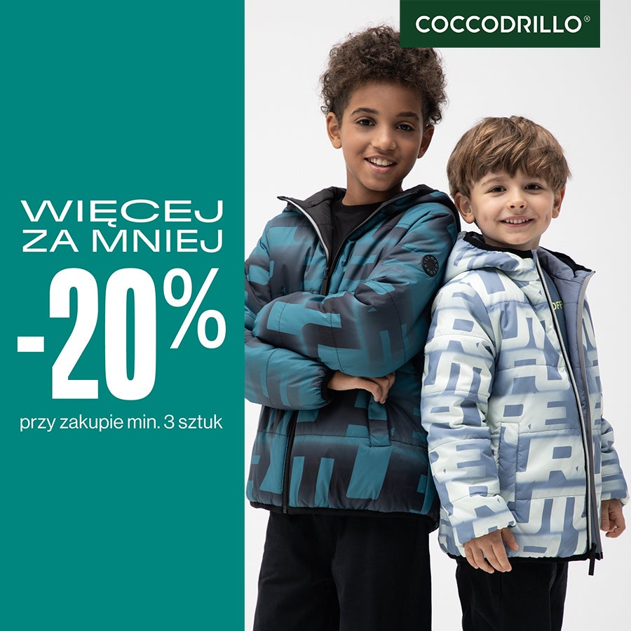Miksuj spośród wybranych modeli w sklepie Coccodrillo.