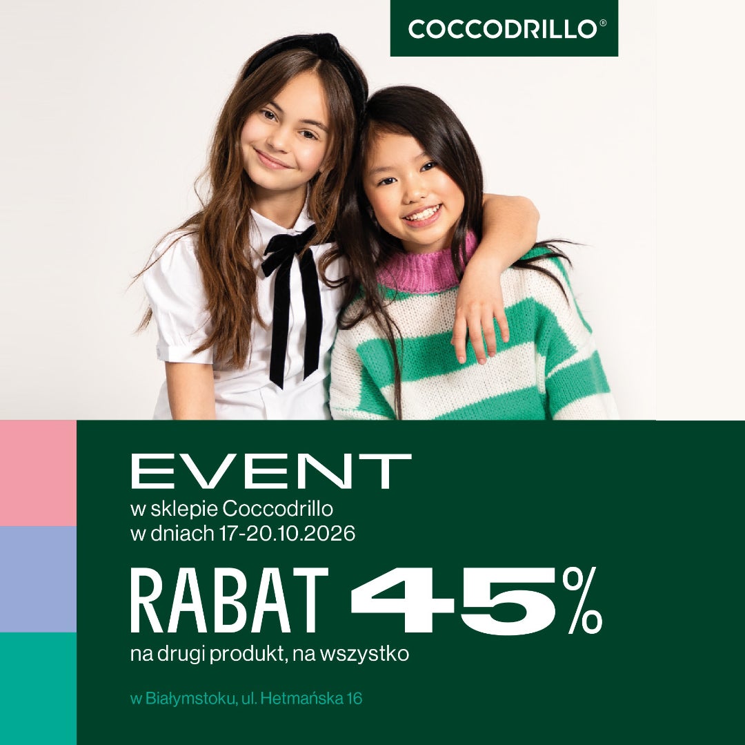 EVENT  w sklepie Coccodrillo