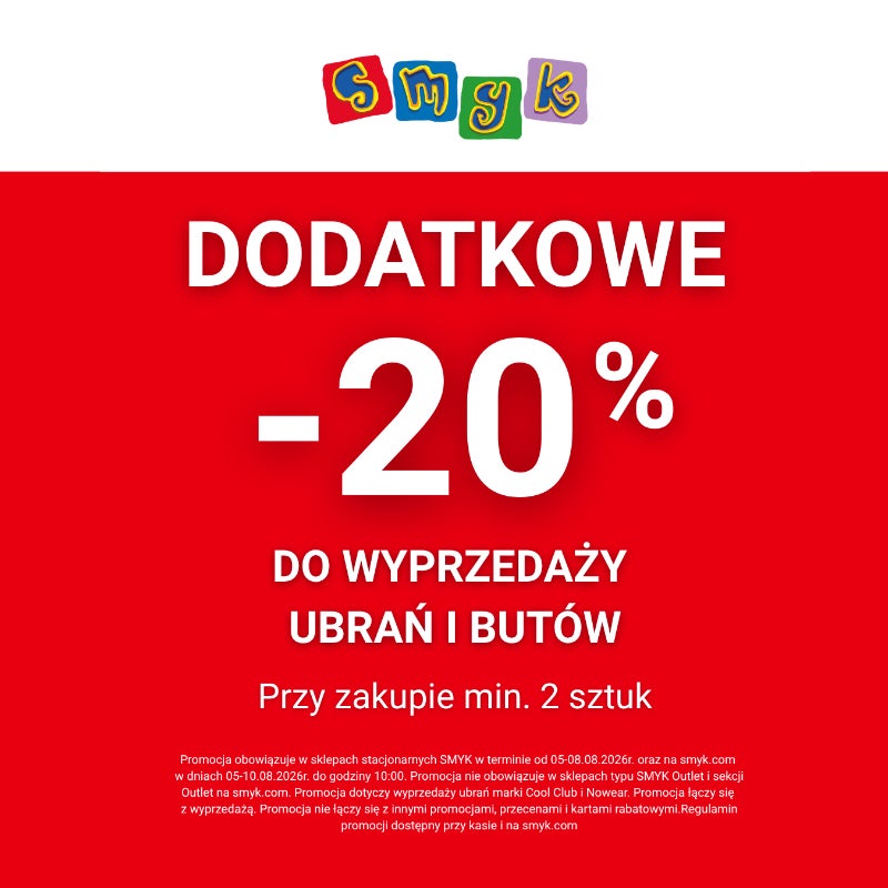 DODATKOWE  -20%